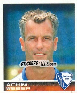Sticker Achim Weber - German Football Bundesliga 2000-2001 - Panini