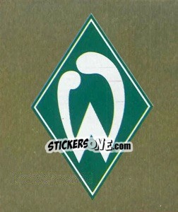 Sticker SV Werder Bremen - Goldwappen - German Football Bundesliga 2000-2001 n. 59 - Panini