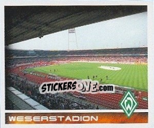 Sticker Weserstadion - Stadion - German Football Bundesliga 2000-2001 - Panini