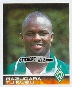 Sticker Razudara Tjikuzu - German Football Bundesliga 2000-2001 - Panini