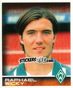 Sticker Raphael Wicky - German Football Bundesliga 2000-2001 - Panini