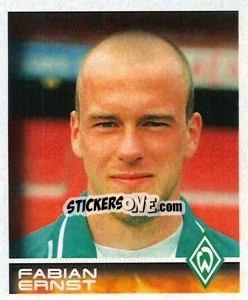 Sticker Fabian Ernst - German Football Bundesliga 2000-2001 - Panini