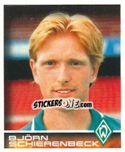 Cromo Björn Schierenbeck - German Football Bundesliga 2000-2001 - Panini