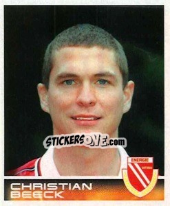 Sticker Christian Beeck - German Football Bundesliga 2000-2001 - Panini