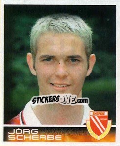 Sticker Jörg Scherbe - German Football Bundesliga 2000-2001 - Panini