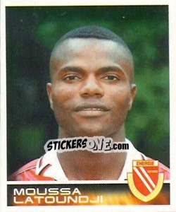 Cromo Moussa Latoundji - German Football Bundesliga 2000-2001 - Panini