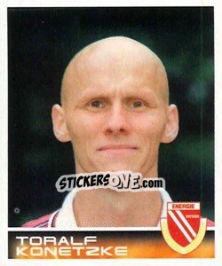 Cromo Toralf Konetzke - German Football Bundesliga 2000-2001 - Panini