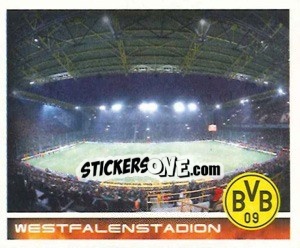 Sticker Westfalenstadion - Stadion - German Football Bundesliga 2000-2001 - Panini