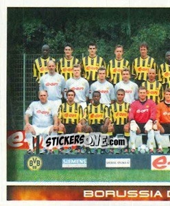 Cromo BVB 09 Borussia Dortmund - Mannschaft (Puzzle) - German Football Bundesliga 2000-2001 - Panini