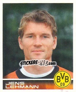 Cromo Jens Lehmann - German Football Bundesliga 2000-2001 - Panini