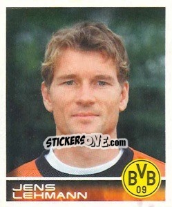 Sticker Jens Lehmann - German Football Bundesliga 2000-2001 n. 118 - Panini