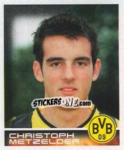 Sticker Christoph Metzelder - German Football Bundesliga 2000-2001 - Panini