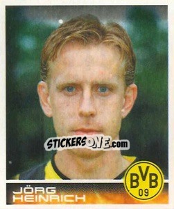 Sticker Jörg Heinrich - German Football Bundesliga 2000-2001 - Panini