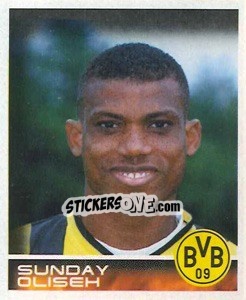 Sticker Sunday Oliseh - German Football Bundesliga 2000-2001 - Panini