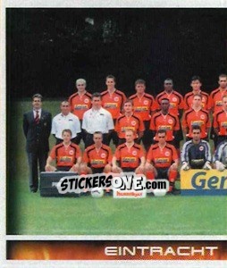 Sticker SG Eintracht Frankfurt - Mannschaft (Puzzle) - German Football Bundesliga 2000-2001 - Panini