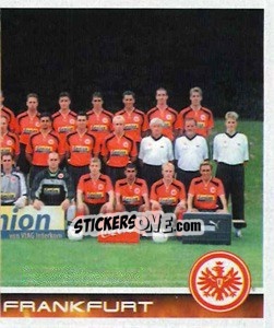 Sticker SG Eintracht Frankfurt - Mannschaft (Puzzle) - German Football Bundesliga 2000-2001 - Panini