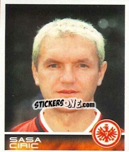 Sticker Sasa Ciric - German Football Bundesliga 2000-2001 - Panini