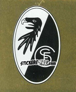 Sticker Sportclub Freiburg - Goldwappen - German Football Bundesliga 2000-2001 n. 166 - Panini