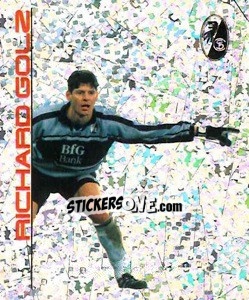 Sticker Richard Golz - German Football Bundesliga 2000-2001 - Panini