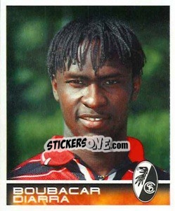 Cromo Boubacar Diarra - German Football Bundesliga 2000-2001 - Panini