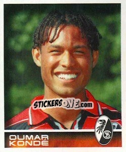 Cromo Oumar Kondé - German Football Bundesliga 2000-2001 - Panini