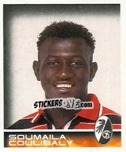 Cromo Soumaila Coulibaly - German Football Bundesliga 2000-2001 - Panini