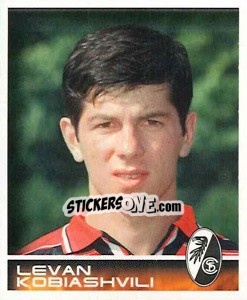 Sticker Levan Kobiashvili - German Football Bundesliga 2000-2001 - Panini