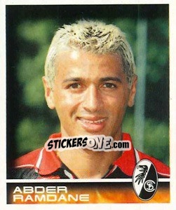 Cromo Abder Ramdane - German Football Bundesliga 2000-2001 - Panini