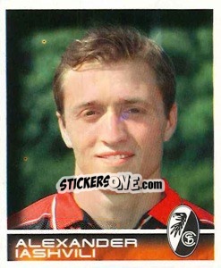 Cromo Alexander Iashvili - German Football Bundesliga 2000-2001 - Panini