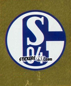 Cromo FC Schalke 04 Gelsenkirchen - Goldwappen - German Football Bundesliga 2000-2001 - Panini