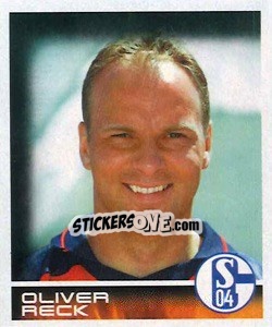 Sticker Oliver Reck - German Football Bundesliga 2000-2001 - Panini
