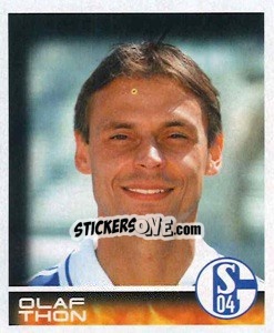 Cromo Olaf Thon - German Football Bundesliga 2000-2001 - Panini