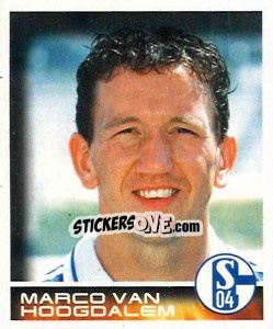 Cromo Marco van Hoogdalem - German Football Bundesliga 2000-2001 n. 202 - Panini