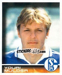 Sticker Youri Mulder - German Football Bundesliga 2000-2001 - Panini