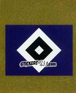 Sticker Hamburger Sportverein - Goldwappen - German Football Bundesliga 2000-2001 - Panini
