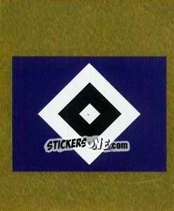 Sticker Hamburger Sportverein - Goldwappen - German Football Bundesliga 2000-2001 n. 223 - Panini