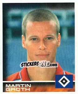 Sticker Martin Groth - German Football Bundesliga 2000-2001 - Panini