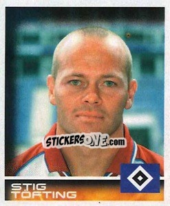 Cromo Stig Töfting - German Football Bundesliga 2000-2001 - Panini