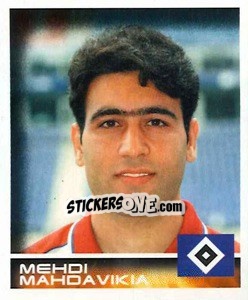 Sticker Mehdi Mahdavikia - German Football Bundesliga 2000-2001 n. 242 - Panini
