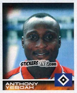 Cromo Anthony Yeboah - German Football Bundesliga 2000-2001 - Panini