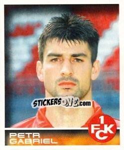Cromo Petr Gabriel - German Football Bundesliga 2000-2001 - Panini
