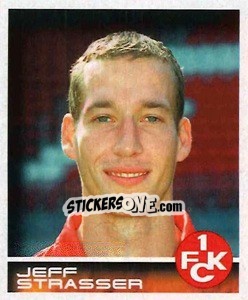 Sticker Jeff Strasser - German Football Bundesliga 2000-2001 - Panini