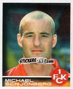 Sticker Michael Schjönberg - German Football Bundesliga 2000-2001 - Panini