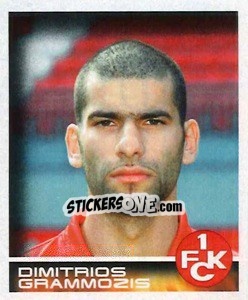 Cromo Dimitrios Grammozis - German Football Bundesliga 2000-2001 - Panini