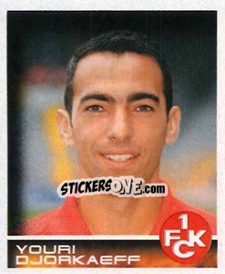 Sticker Youri Djorkaeff - German Football Bundesliga 2000-2001 - Panini