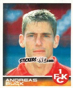 Cromo Andreas Buck - German Football Bundesliga 2000-2001 - Panini