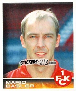 Cromo Mario Basler - German Football Bundesliga 2000-2001 - Panini