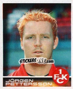 Cromo Jörgen Pettersson - German Football Bundesliga 2000-2001 - Panini