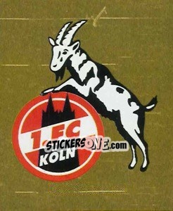Sticker 1. FC Köln - Goldwappen