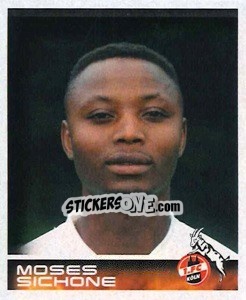 Cromo Moses Sichone - German Football Bundesliga 2000-2001 - Panini